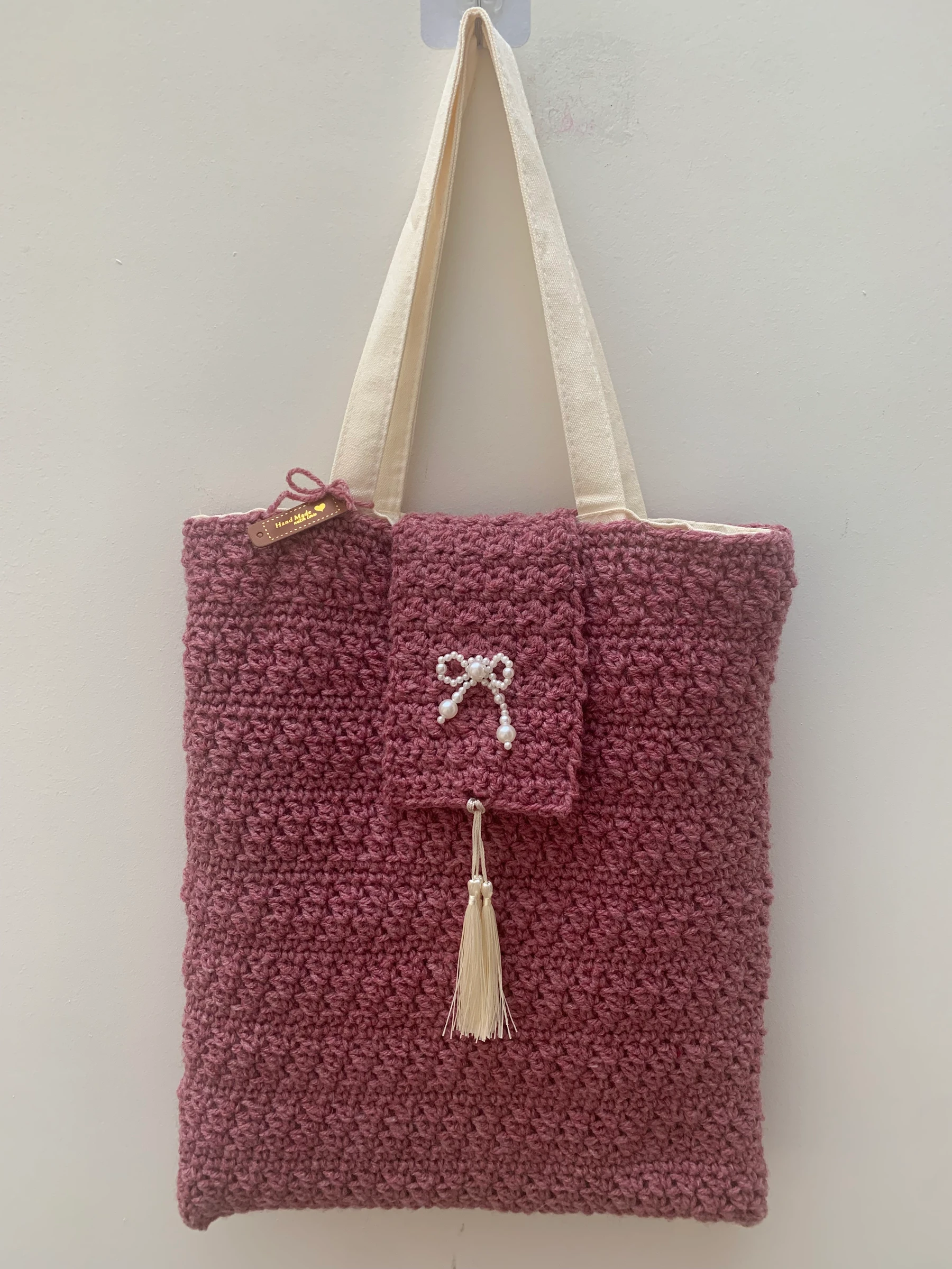Bolsa de crochê em estilo vintage. Feita por Anne. Nova! – photo 3